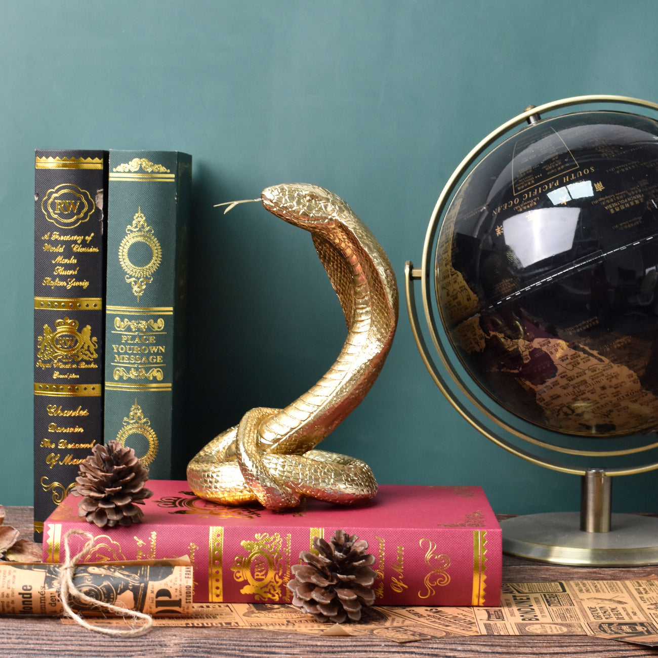 Decorative Cobra Figurine Homeandso