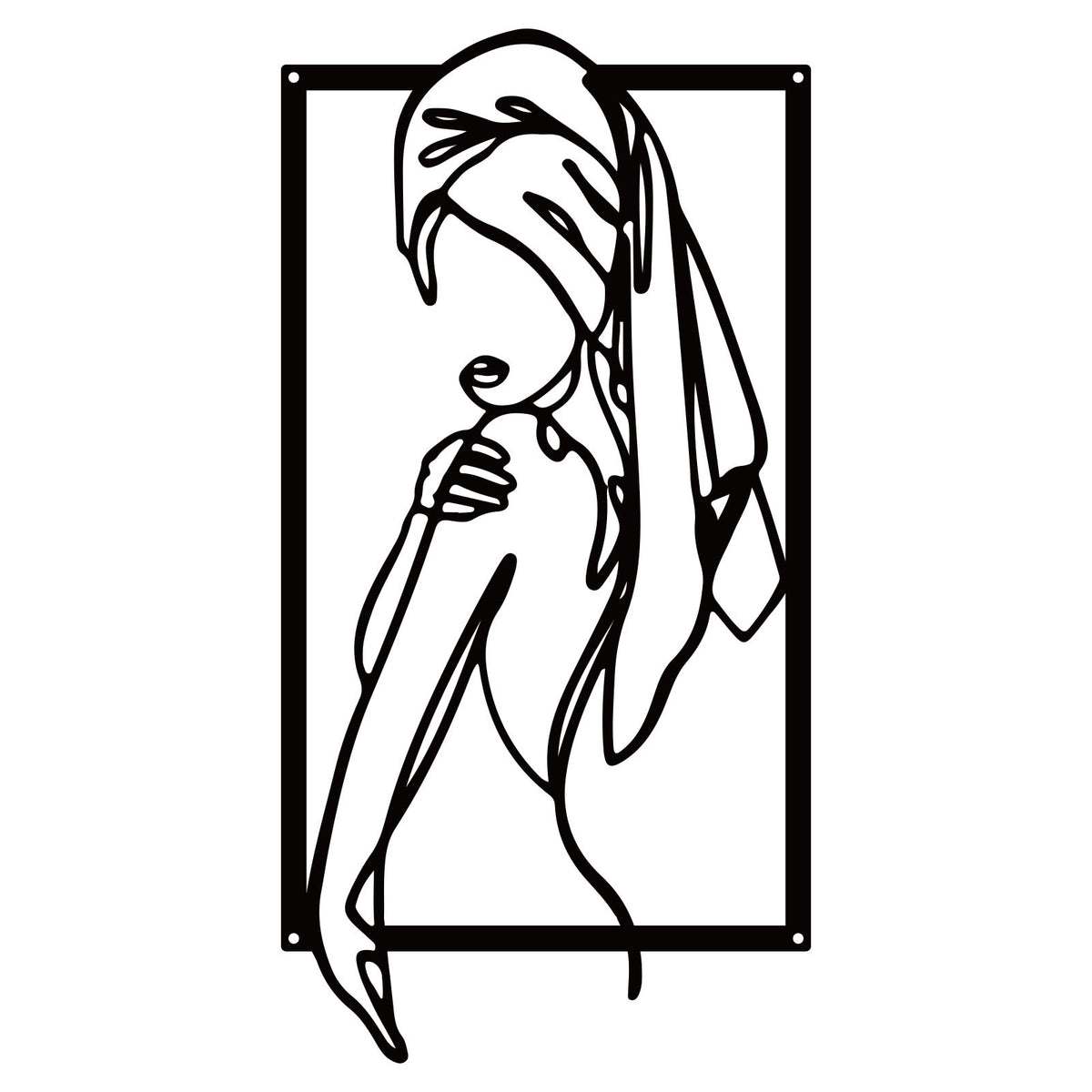 Artistic Line Art Wall Sculpture Homeandso