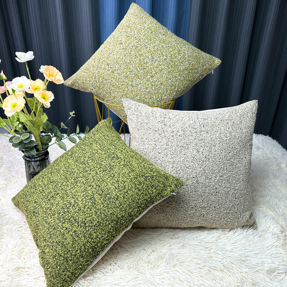 Textured Knit Decorative Cushion