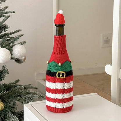 Festive Wine Bottle Covers