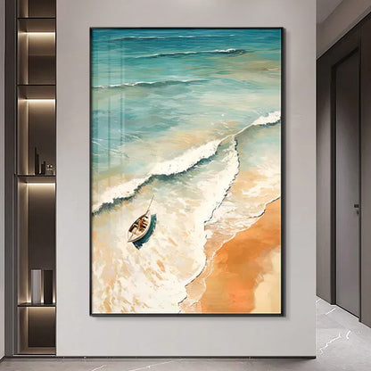 Coastal Ocean View Framed Artwork Homeandso