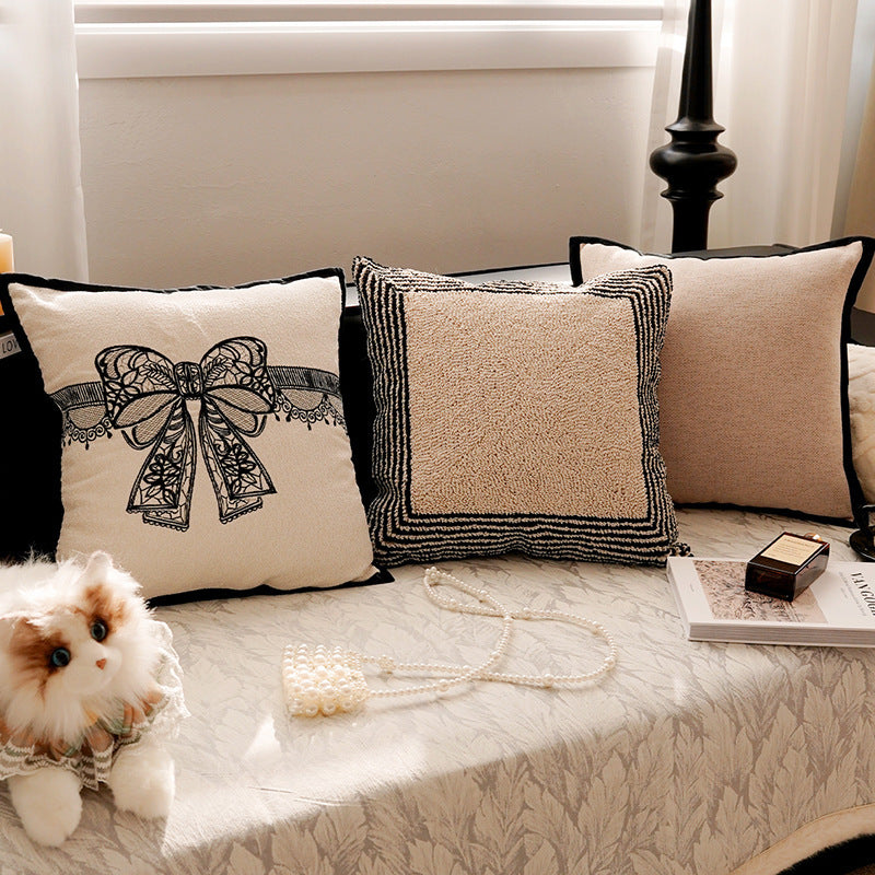 Decorative Botanical Print Accent Pillow