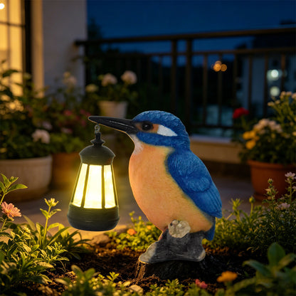 Outdoor Decorative Kingfisher Lantern Homeandso