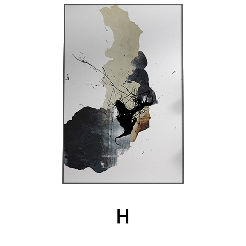Abstract Expressionist Canvas Wall Art Homeandso