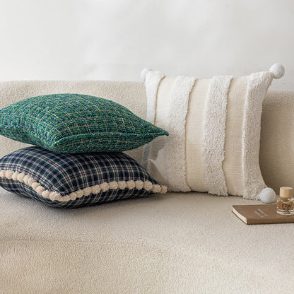 Luxurious Textured Throw Pillow