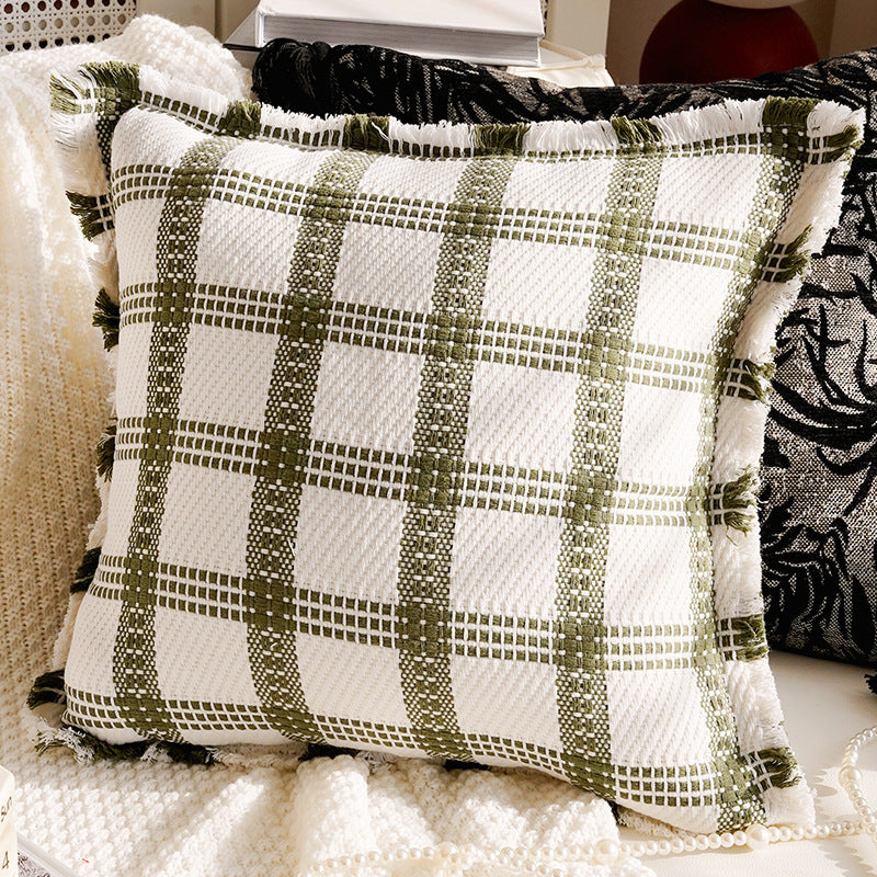 Decorative Tropical Leaf Print Pillow