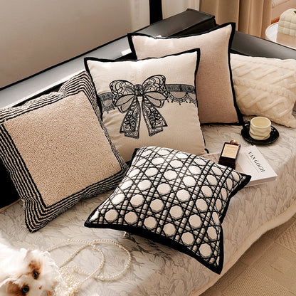 Decorative Botanical Print Accent Pillow