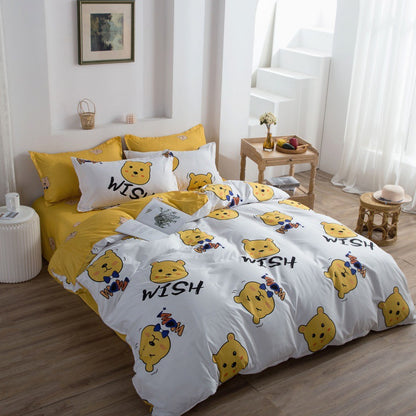 Modern Floral Pattern Duvet Cover Set