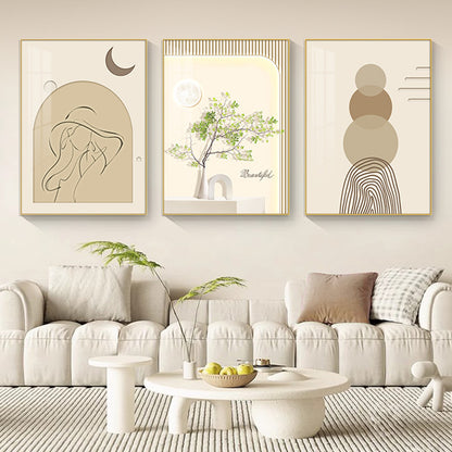 Abstract Botanical Framed Art Prints Homeandso