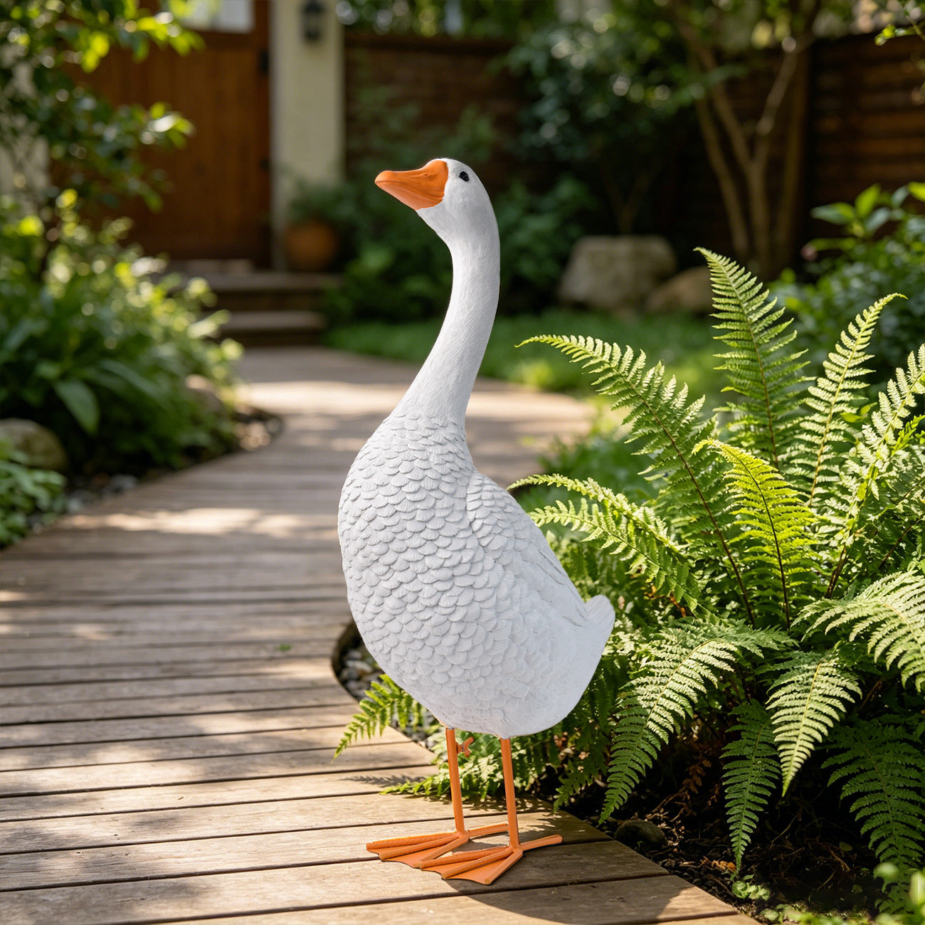 Decorative Goose Figurine Homeandso