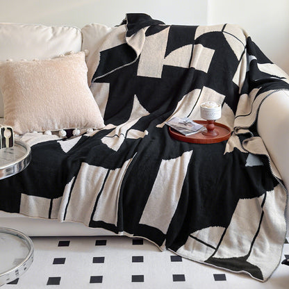 Artistic Patterned Throw Blanket
