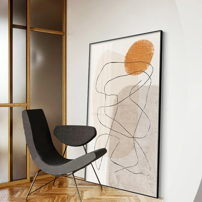 Abstract Framed Line Art Homeandso