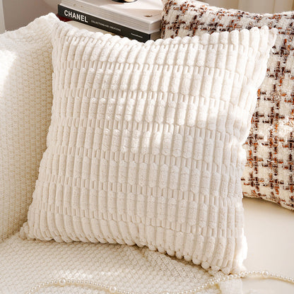Cozy Textured Decorative Lumbar Pillow