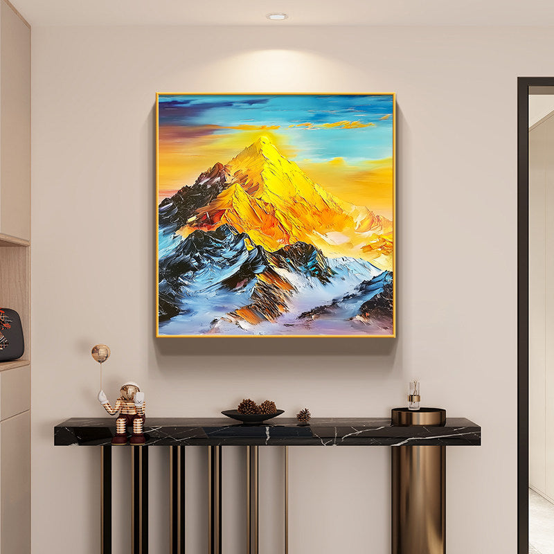 Majestic Mountain Top Canvas Wall Art Homeandso