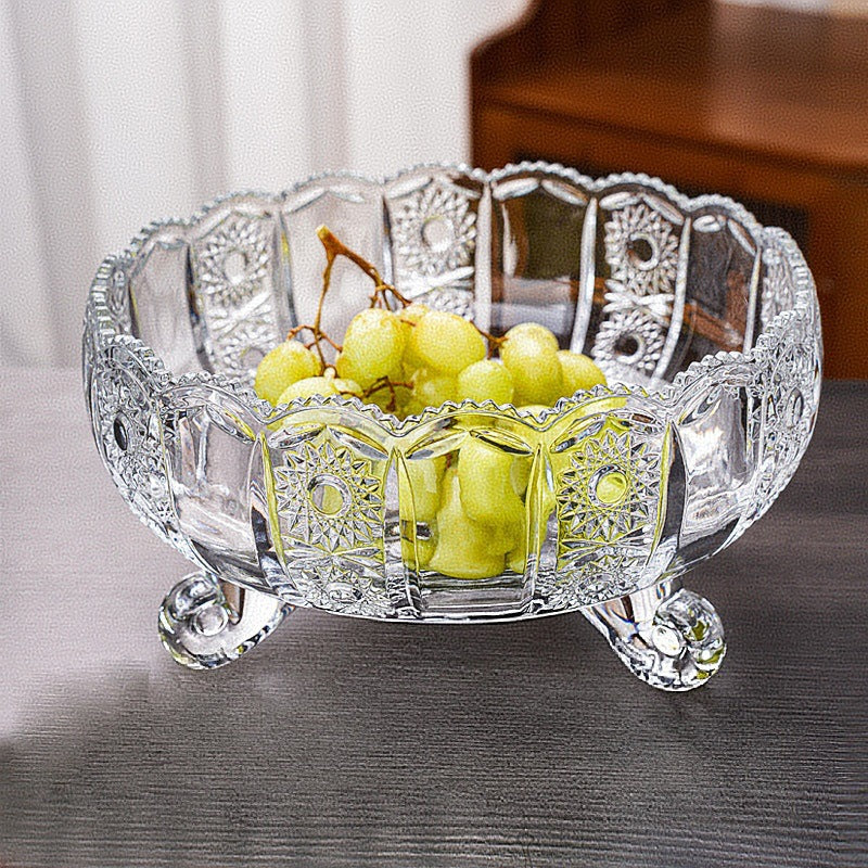 Dekorativer Kristall Obstschale