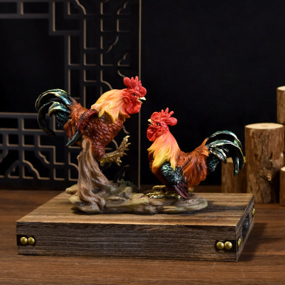 Decorative Rooster Figurine Homeandso