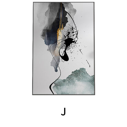 Abstract Expressionist Canvas Wall Art Homeandso