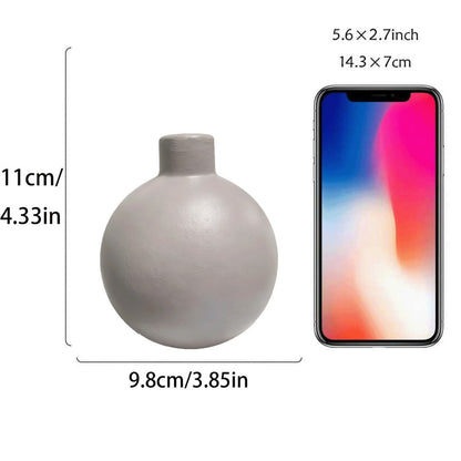 Artistic Round Decorative Vase Homeandso