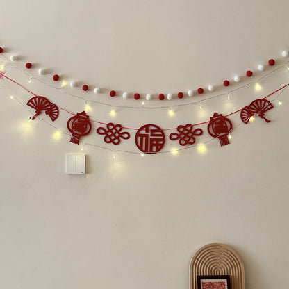 Festive New Year Wall Decoration
