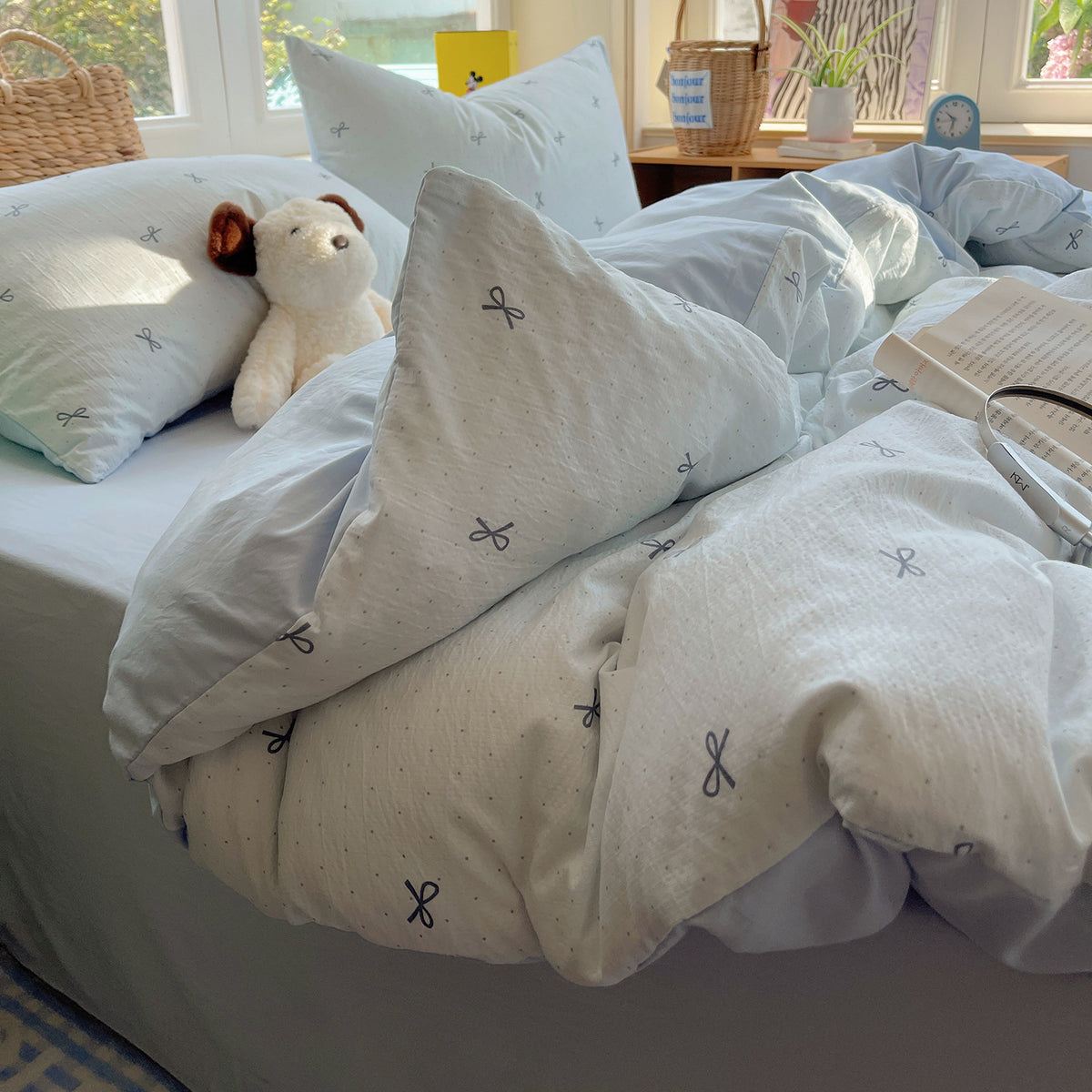 Soft Textured Duvet Cover Set