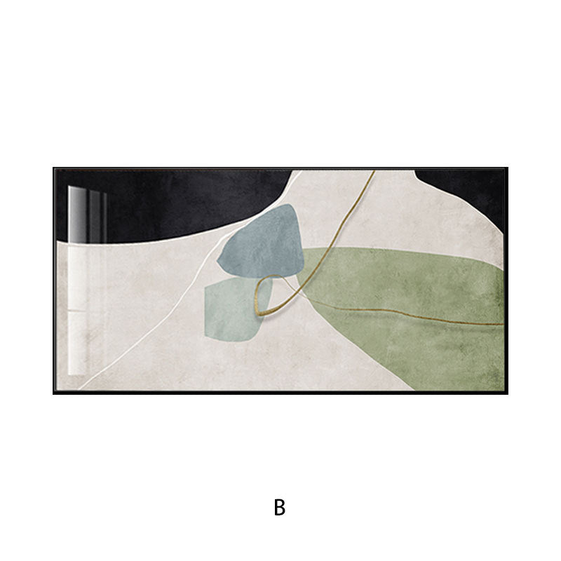 Abstract Geometric Framed Artwork Homeandso