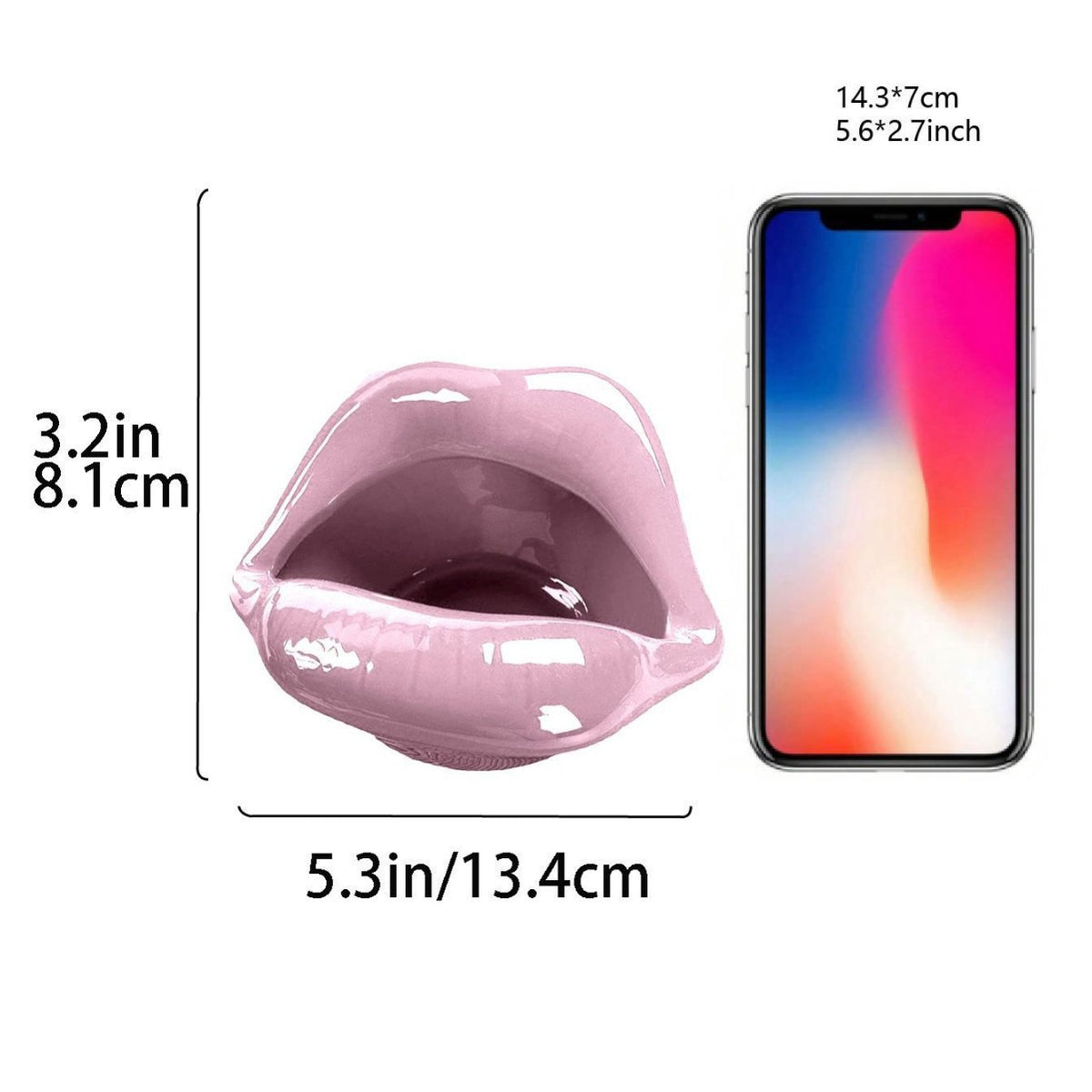Lip-Shaped Phone Holder Homeandso