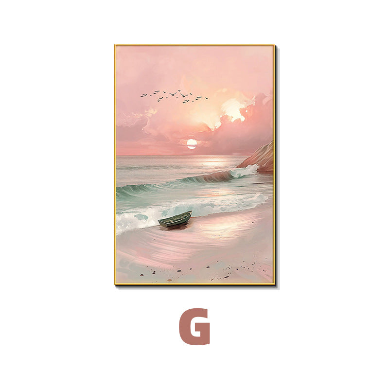 Beach Sunset Themed Canvas Wall Art Homeandso