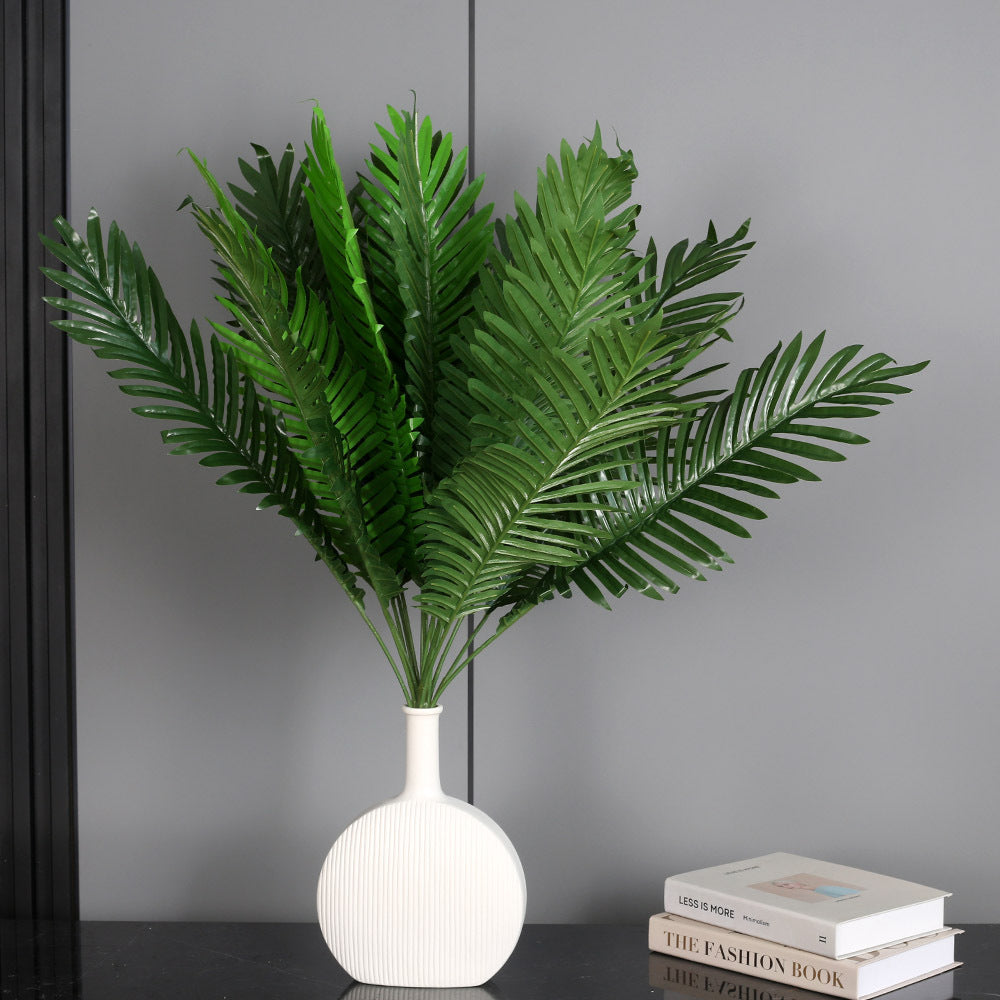 Decorative Artificial Palm Leaf Arrangement Homeandso
