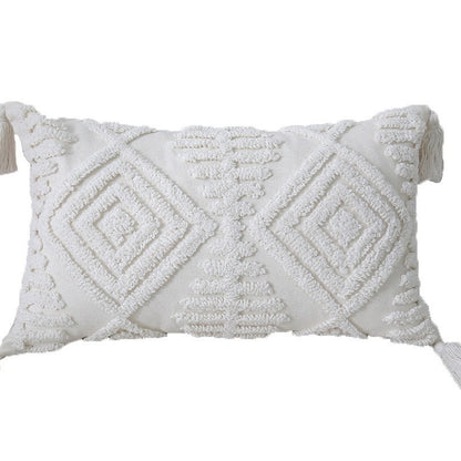 Textured Fabric Throw Pillow