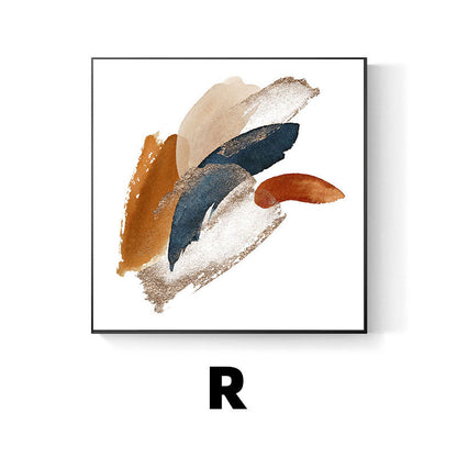 Abstract Expressionist Framed Canvas Artwork Homeandso