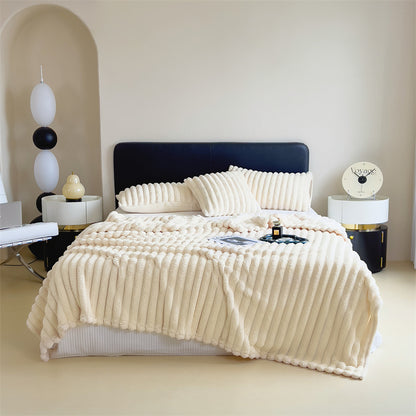 Plush Textured Fleece Blanket