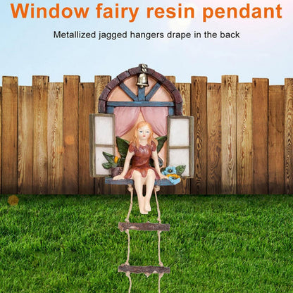 Fairy Window Figurine Homeandso