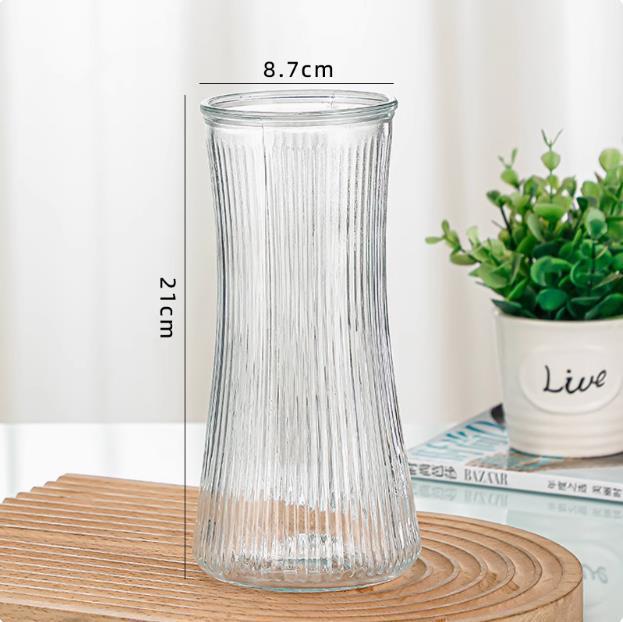 Textured Glass Water Pitcher