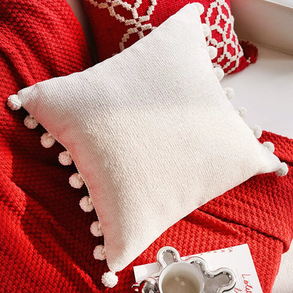 Cozy Textured Throw Pillow