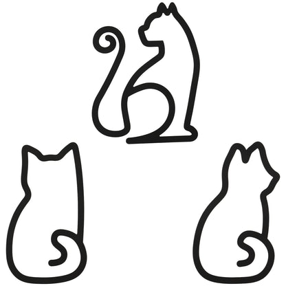 Cat-Themed Decorative Wall Art Homeandso