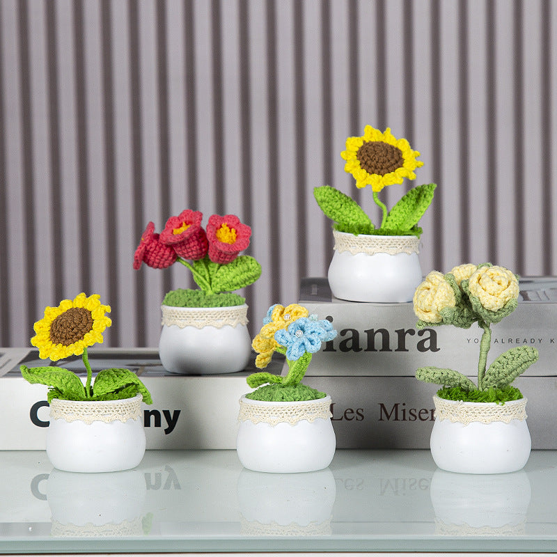 Elegant Round Ceramic Planter Homeandso