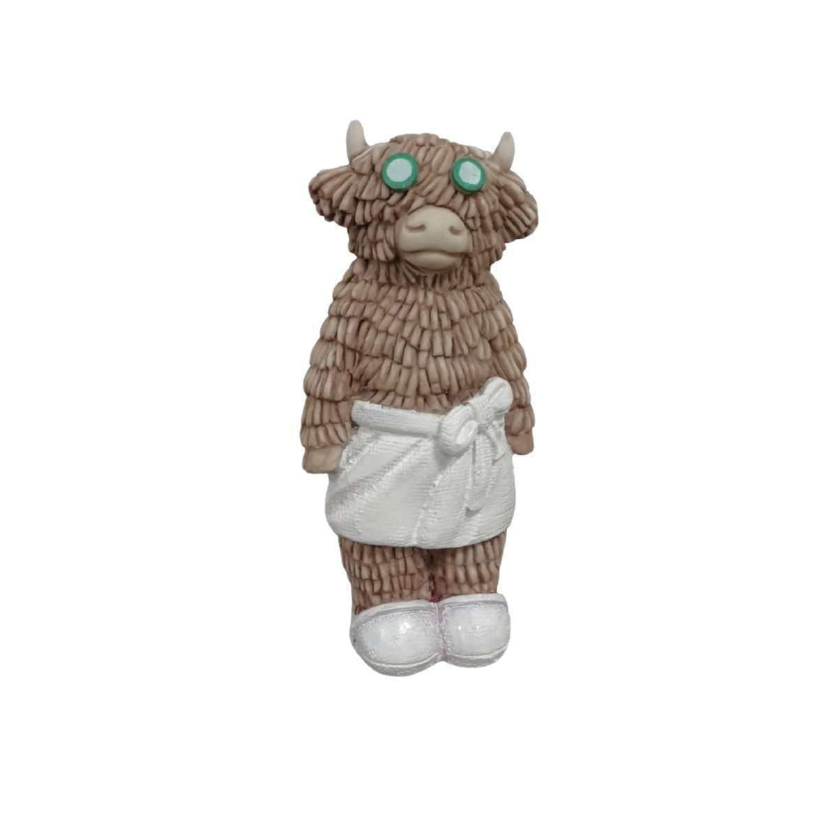 Playful Chef Cow Figurine Homeandso