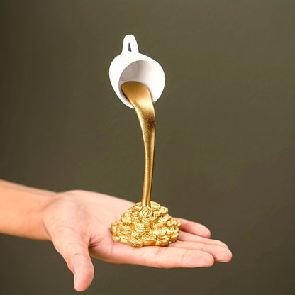 Creative Pouring Coffee Mug Sculpture Homeandso