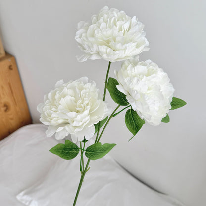 Lifelike Artificial Peony Flower Stem