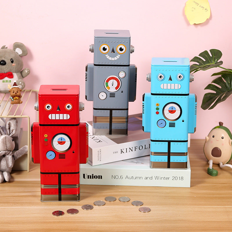 Vintage Robot Coin Bank Homeandso