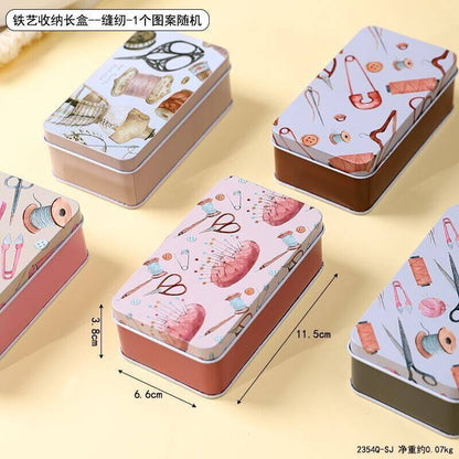Artistic Sewing Supplies Storage Tin Homeandso