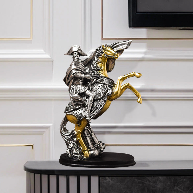 Decorative Equestrian Sculpture Homeandso