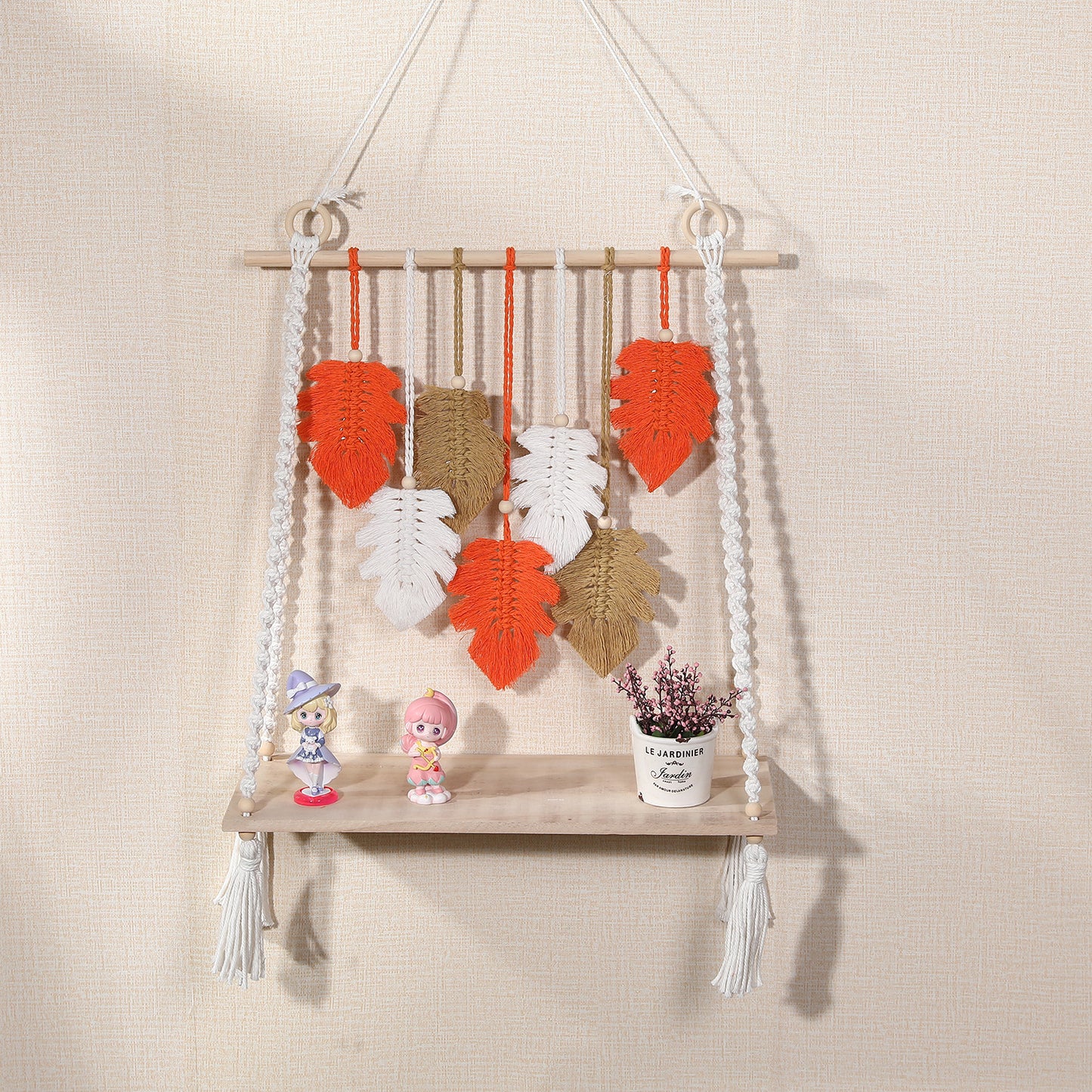 Bohemian Leaf Wall Art Decor Homeandso