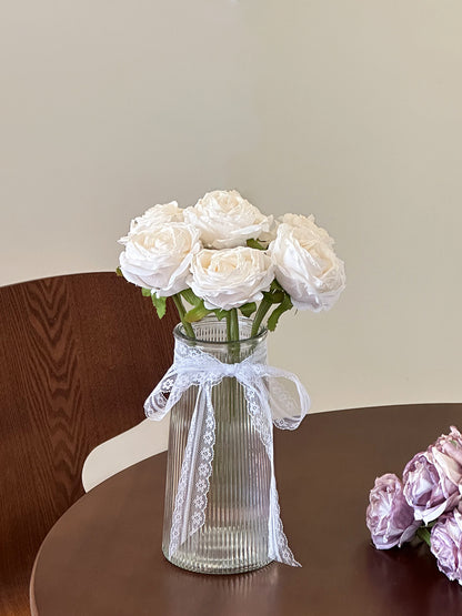 Lifelike Faux Floral Rose Bouquet
