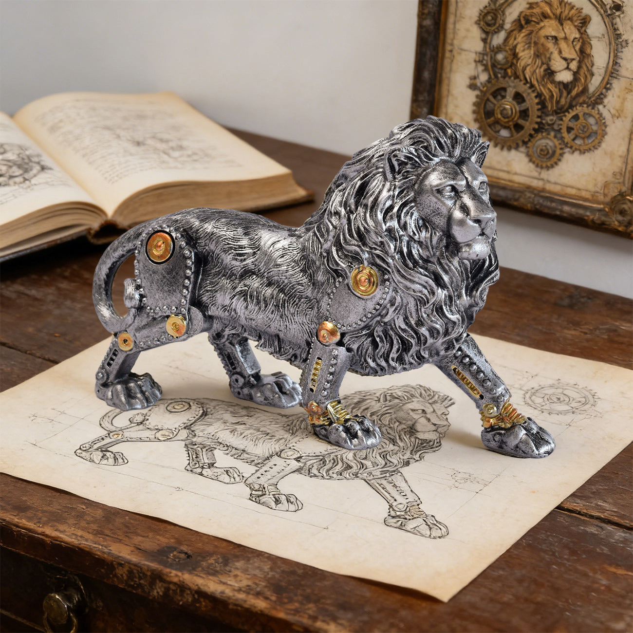 Decorative Mechanical Triceratops Model Homeandso