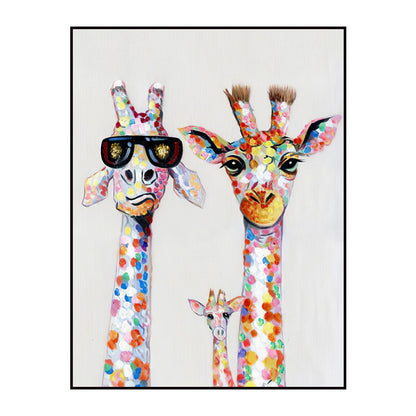 Whimsical Giraffe Canvas Art Homeandso
