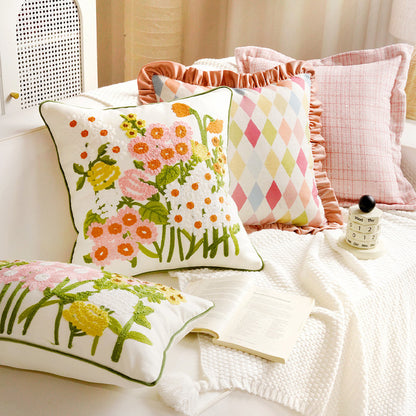 Decorative Frill Accent Pillow