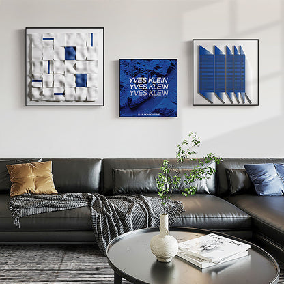 3D Textured Geometric Wall Art Homeandso