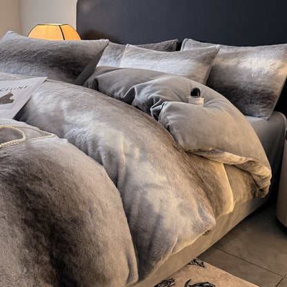 Luxurious Faux Fur Duvet Cover Set