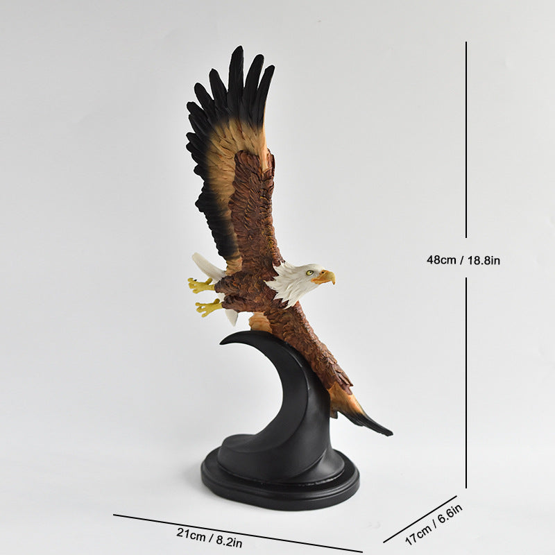 Majestic Bald Eagle Statue Homeandso